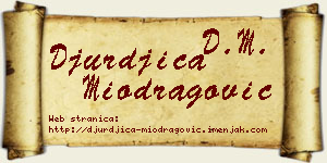 Đurđica Miodragović vizit kartica